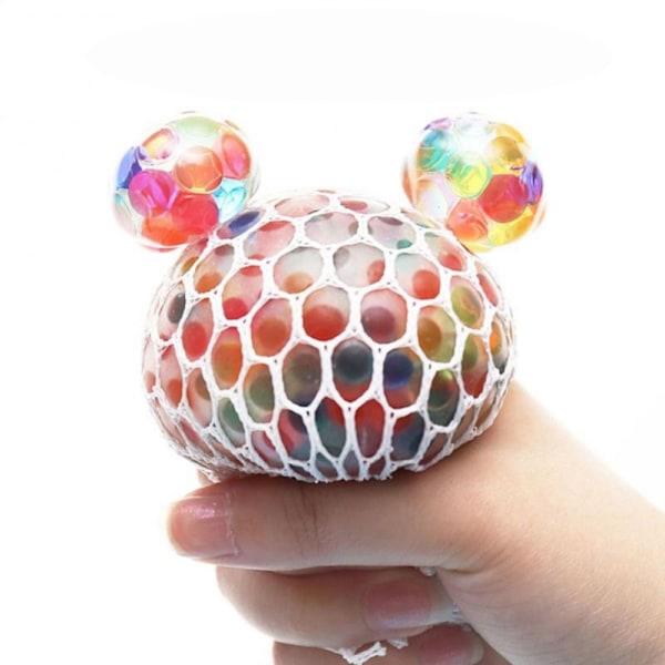 6*6CM Druv Ventilerande Bollar Stress Relief Leksak Rolig Dekompressions Klämleksak Exploderande Pärlor Druvbollar