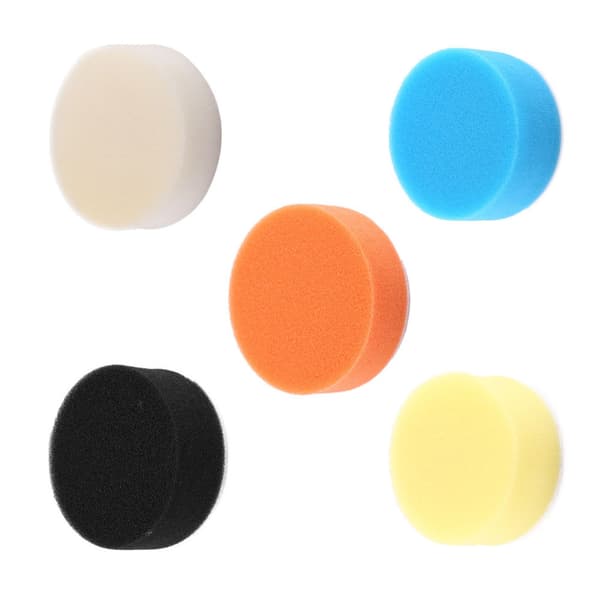 5 st 6\" Svamp Polering Vaxning Pad Kit Verktyg för Bil Polermaskin Buffer