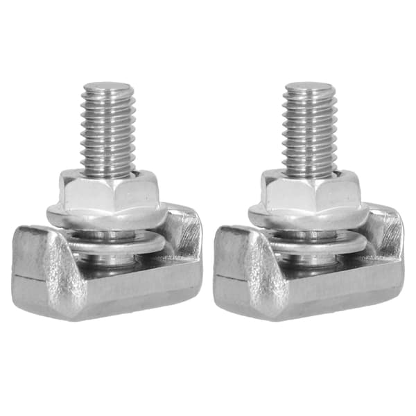 2 stk. bilbatteri terminal T-bolte rustfrit stål 19116852 erstatning for Chevrolet