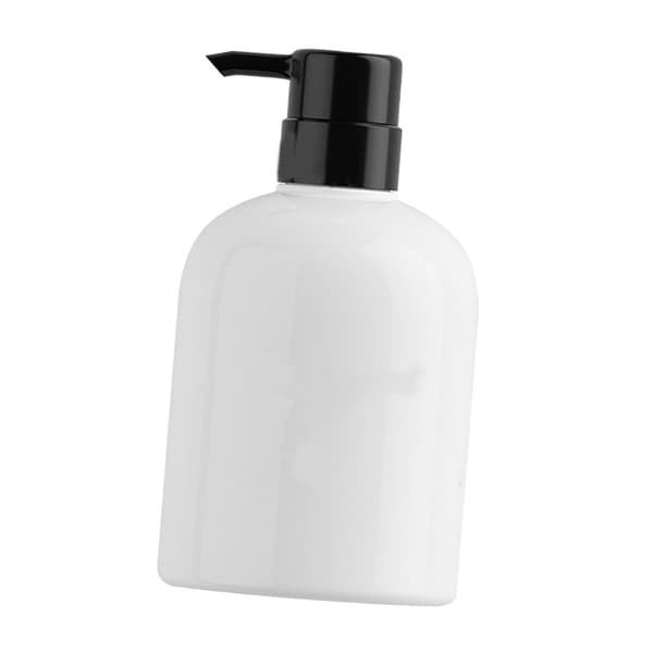 Schampodispenser Flaska Plast 500ml Stor Kapacitet Heminredning med Pump för Badrum Svart
