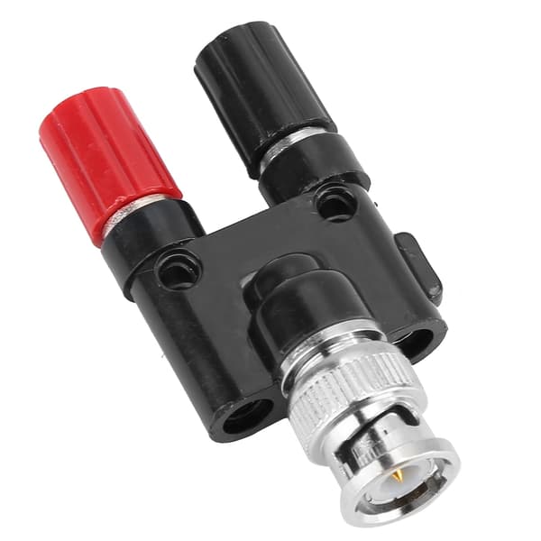 Han til 4MM bindestolper Bananstik Jack Koaksial Adapter Konnektor BNC Han Terminaler