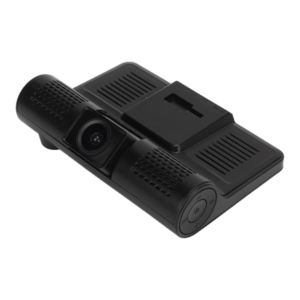 HDR Bil DVR Kamera Hög Definition GPS Gravitationssensor Mörkerseende 3 Linser Körinspelare för Monitor