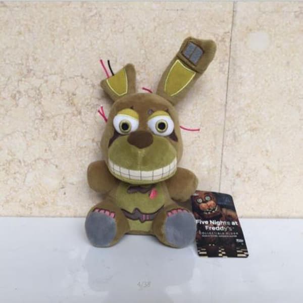 【03】7 0 Five Nights at Freddy's FNAF Rædsel Udstoppede Dyr Spil Børn Legetøj Gave Dukker Blød Springtrap (6inch)