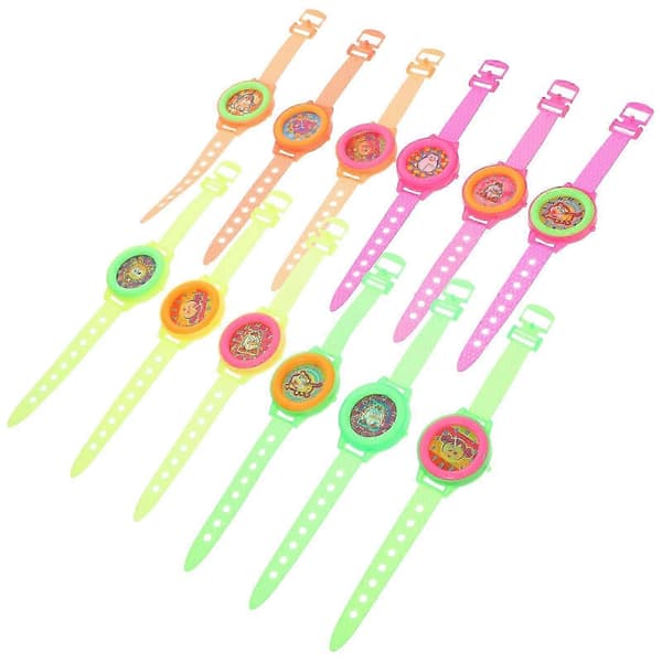 25 st barnklocka leksaker partyklocka armband mönsterbyte klocka leksaksklocka armband 19,00 x 3,50 x 1,00 cm