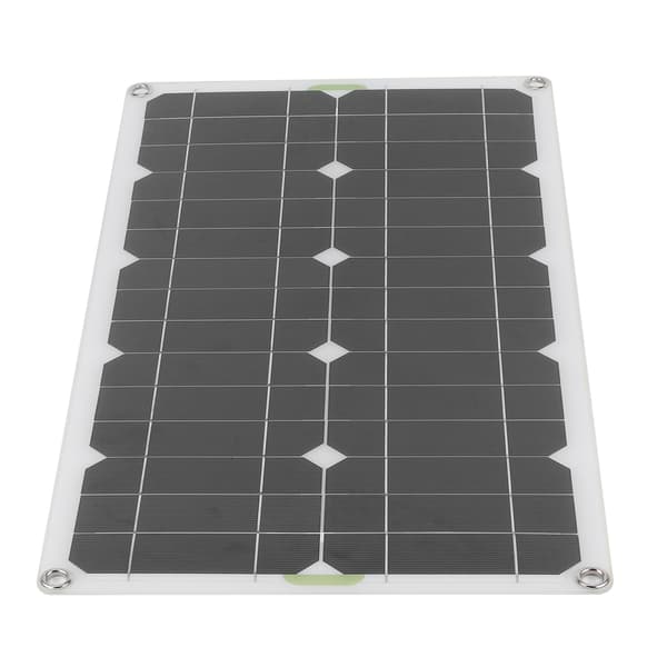 Universal Bærbar Solpanel Oplader Pad Monokrystallinsk 28W USB Udgang Vandtæt