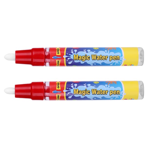 2 st/set Vattenfärgpennor Ritpenna för barn Magisk målarbok Barnpresent