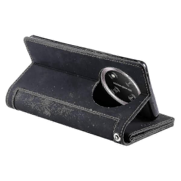 Til Honor Magic7 Lite/X9c 5G PU-læder lynlås pung etui med 9 kortpladser -NBB Black