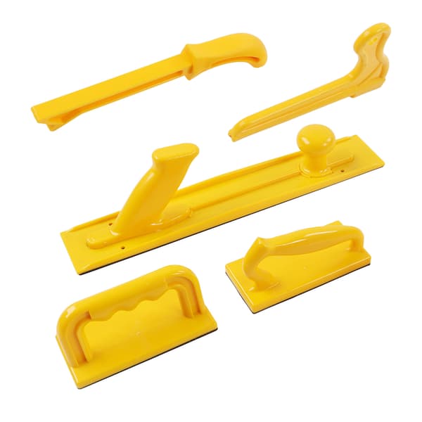 5 st Säkerhets Push Block Stick Handskyddsverktyg Set Kit för Träbearbetning Bordsåg