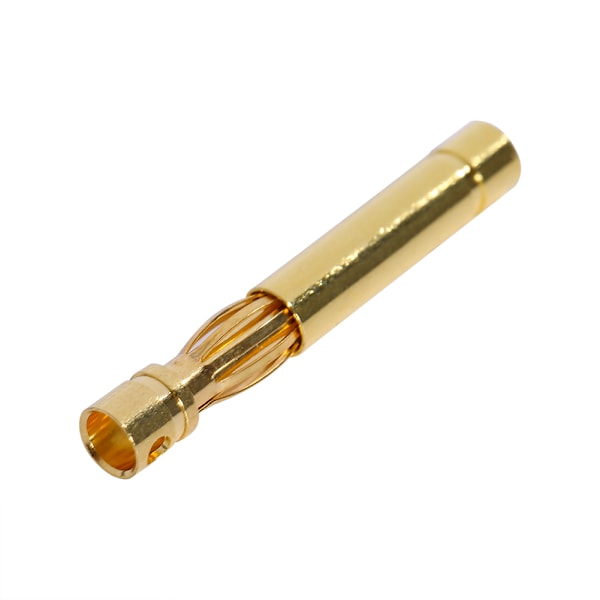 10 par 4 mm guldkugle stik bananstik adapter til RC batteri ESC motor