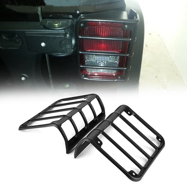 1 par baglygte lampe dæksel beskyttelse til Jeep Wrangler
