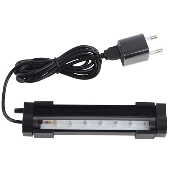 Flerfunktions LED Färgglad Ljusremsa Bubbelljusramp för Akvarium Fisk Tank 100-240v EU(DB-15 )