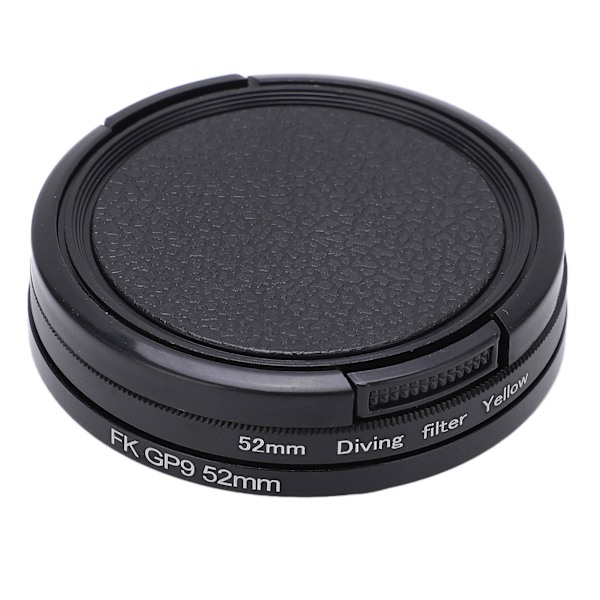 52mm Gult Kameralins Kontrastfilter för HERO 9 Actionkamera Linsskydd Filter Ersättning