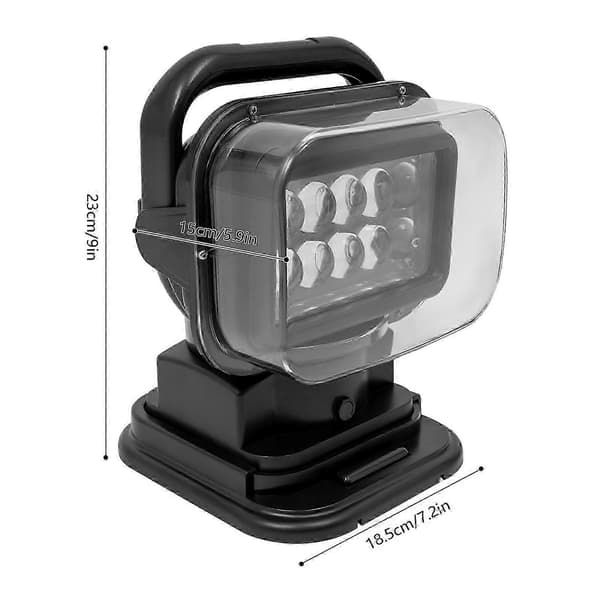 50W kauko-ohjattava LED-hakuvalo Black