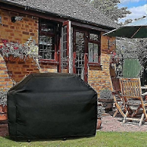 Vandtæt grillovertræk til udendørs beskyttelse mod støv og regn passer til de fleste griller black M-100x60x150cm