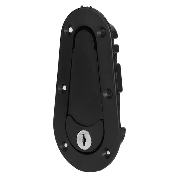 Kulfiber Racing Bil Hjelm Lås Universal Bonnet Lås Kit med Nøgler Sort