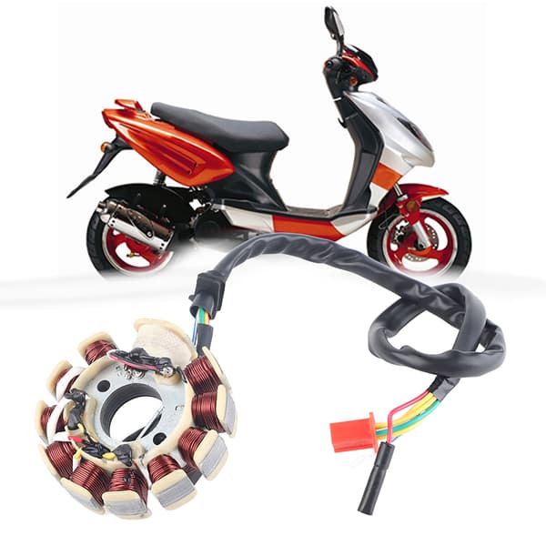 Generator Stator med 11 Polspolar för 150cc GY6 Scooter Motorer