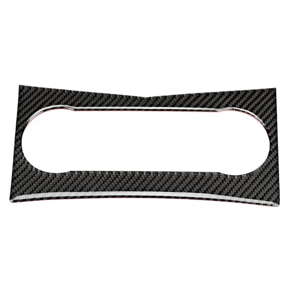 Bil Kolfiber Luftkonditioneringspanel Skydd Trim Passar Mercedes-Benz W204 C-klass 2007-2012