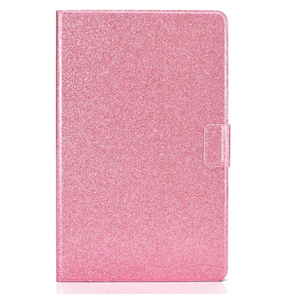 【03】Samsung Galaxy Tab A9 Glitter Läderfodral Rosa