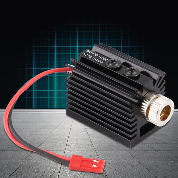 45nm Blueviolet Lys Laserhoved Modul Tilbehør til Lasergraveringsmaskine (180mW)