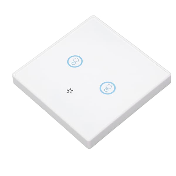Smart Trådlös Touchpanel Strömbrytare 433MHz Kabelfri Fjärrkontroll Vattentät för Hem 2-vägs