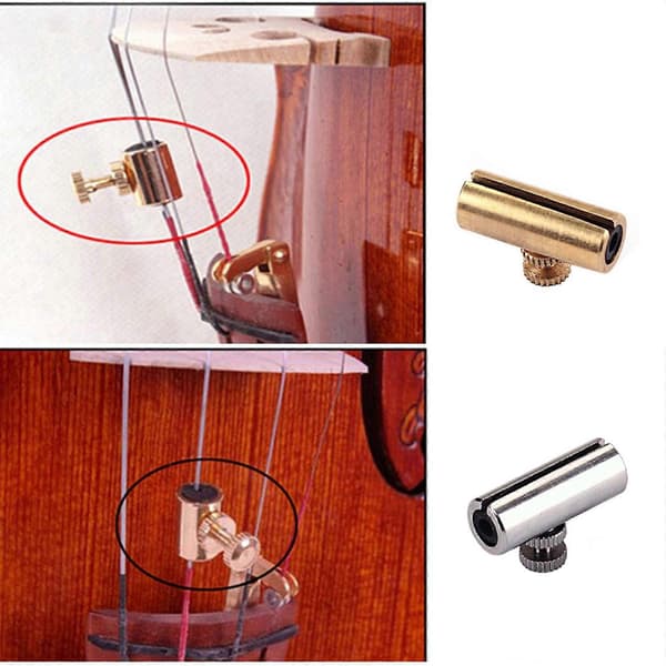 Cello Wolf Tone Eliminators Professionel Wolf Tone Mute Suppressor Rør Cello Monteringstilbehør Instrument Stopper Guld Gold