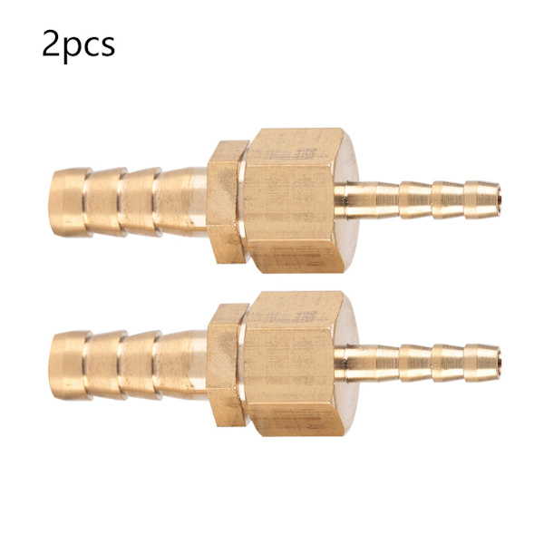 2 stk. 4--10 mm messingfitting slangefittingshale reduktionsstik