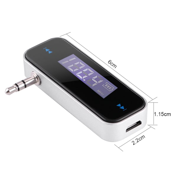 Handsfree FM-lähetin matkapuhelimelle - Universaali Bluetooth-sovitin autoon