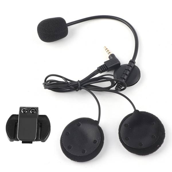 Tilbehør Bluetooth Headset Hovedtelefon Mikrofon Til V4/V6 Motorcykelhjelm Intercom