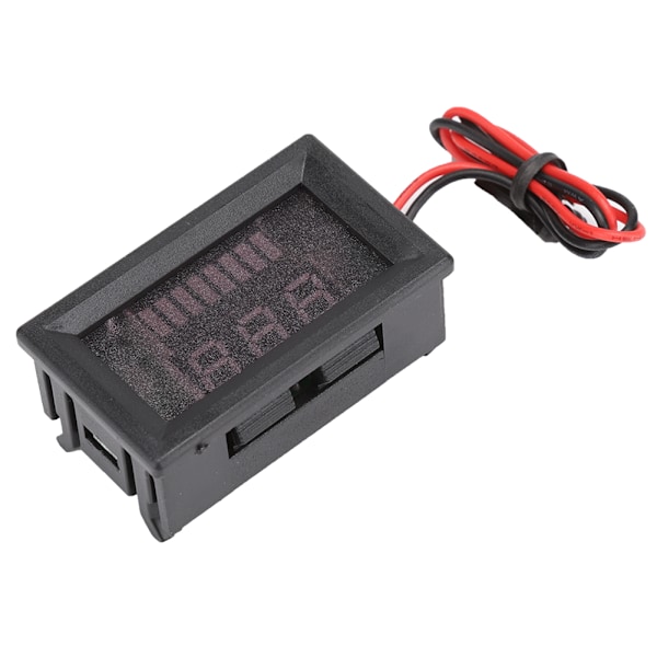DC Digital Elektrisk Utrustning Spänningsmätare Display Litiumbatteri Voltmeter 12V-60V (Blå)
