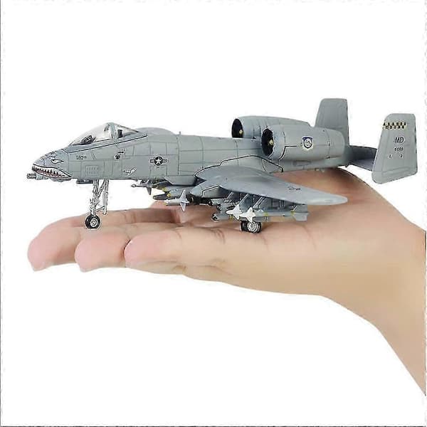 2x1/100 A-10 Angrebsfly Amerikansk Jagerfly Trykstøbt Flymodel