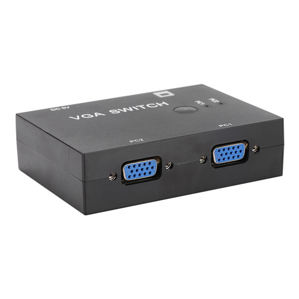 VGA Splitter Computertilbehør 2-i-1-ud 2 Port Switch HD Display Tilbehør til Host Switch