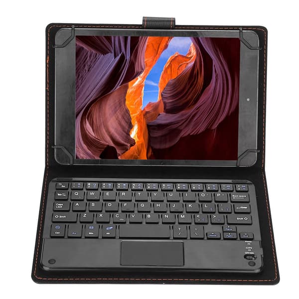 7/8in 75-timers Bluetooth Touchpad Tastatur med Beskyttelsesetui til Android/iOS/Windows