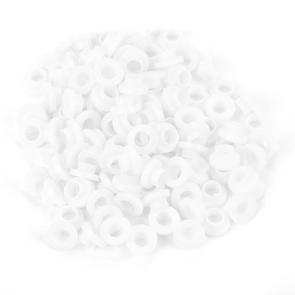 100 stk. Transistor Skive Isoleret Plastikafstandsstykke Bøsningsskiver (TW-6)