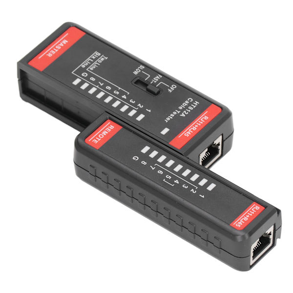 Netværkskabeltester RJ11 RJ45 Telefonlinjeledning Testværktøj Tilbehør til Måling HT812A