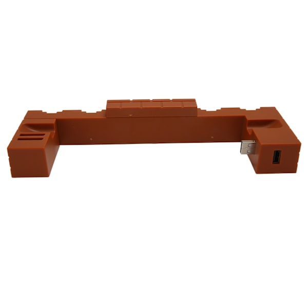 til Switch Opladningsdock Sikkerhedsbeskyttelse Controller Oplader Dockingstation til Joycon Oplader Op til 4 stk til Switch OLED Brun