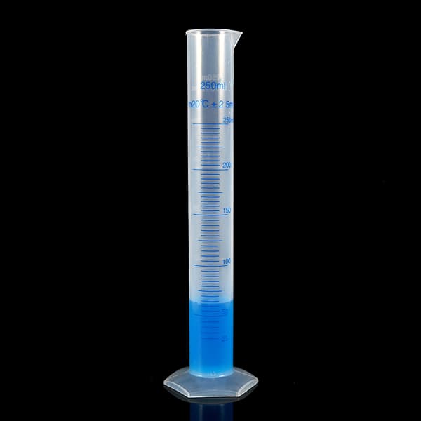 Mätcylindrar Glas 250ml Plastmätcylinder