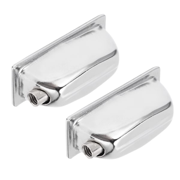 2 st Trum Lug Järn Krom Färg Virvel Öra Set Musikinstrument Underhållstillbehör WC27G