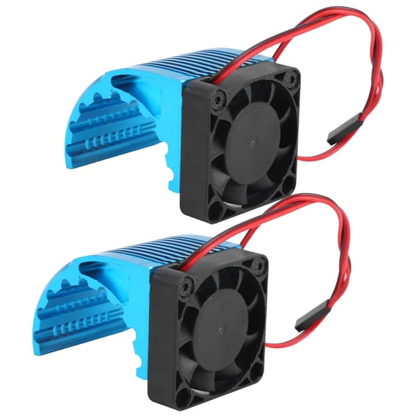 2 stk. Motor Køleplader i Aluminium Legering 42MM Universal Børsteløs Motor Køleblæser til RC Bil