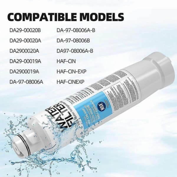 Vesisuodatin DA97-17376B DA97-08006C HAF-QIN Jääkaapin vesisuodatin 4PCS