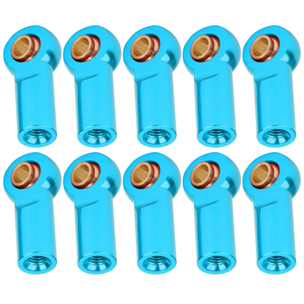 10 stk. RC Bil Trækforbindelsesstang Metal Kugleled Tilbehør til AXIAL SCX10 1/10 blå