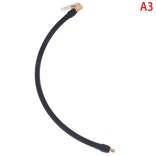 【03】Gummislang Flexibel Däckventilsförlängningsrör Adapter för Däckpump 40CM