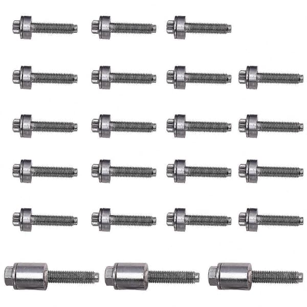 22-delt aluminiumventildækselskruekit til E60 E61 E90 E91 Z4-udskiftning