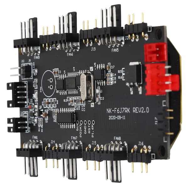 LED Lys Controller PCB Strømforsyning Blæser Hub 4/3 Pin ARGB Splitter Trådløs Fjernbetjening
