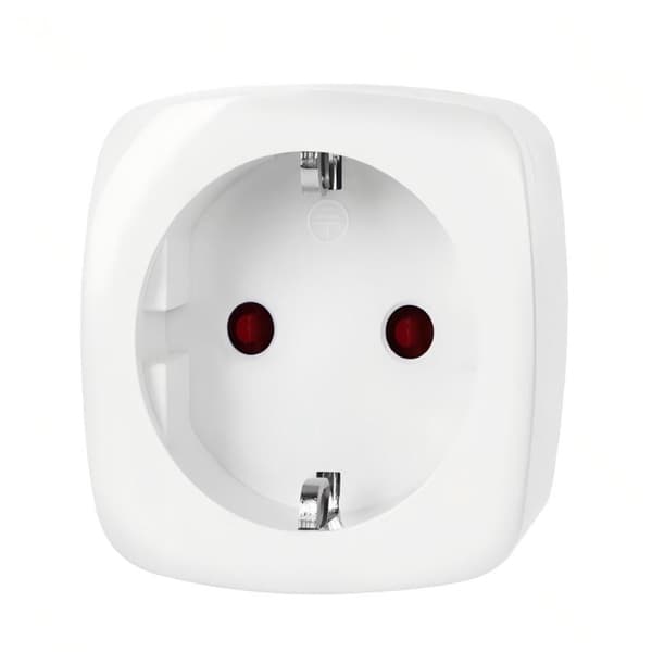Smart WiFi Schuko-typ (tysk) kontakt, 1-i-1-adapter, fjärrkontroll via app, timer.