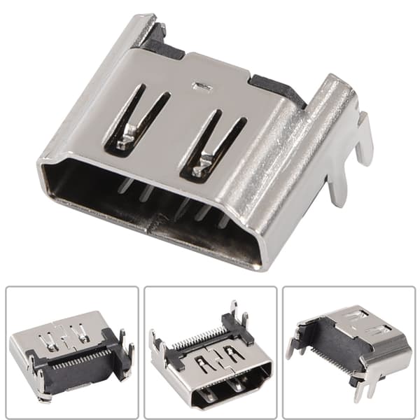 5 stk. HDMI Port Interface Connector Stikkontakt til Sony PlayStation 4 PS4 1000/1100/1200