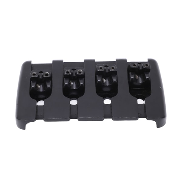 Guitarbro 4-strenget metalstykke Instrumenttilbehørssæt til bas sort