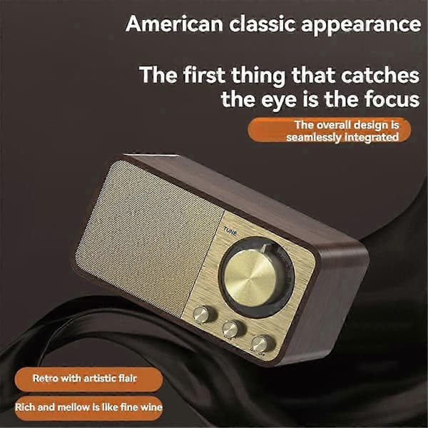 【03】FM-radio vastaanotolla, Bluetooth-transistoriradio 5W kaiuttimella