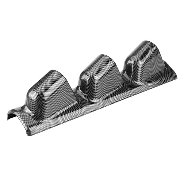 Bil Universal Kulfiber 52mm/2\" Triple Gauge A-stolpe Pod Cluster