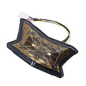 【03】Motorcykel LED Baglygte Samling Bagposition Blinklys Indikator Modifikation Passer til KAWASAKI NINJA650 2017-2019 Guld