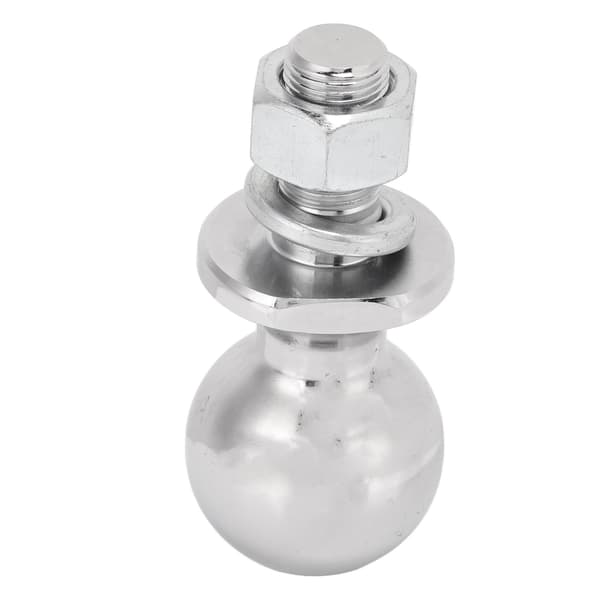 1‑7/8 tum Diameter Krom Hex Mutter Dragkula för ATV UTV Gräsklippare 5/8x1‑3/4 tum Skaft 2000 LBS